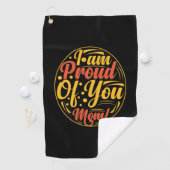 Serviette De Golf Mère Cadeau Je Suis Fier De Vous (En situation)