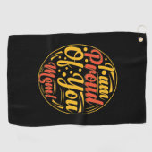 Serviette De Golf Mère Cadeau Je Suis Fier De Vous (Horizontal)