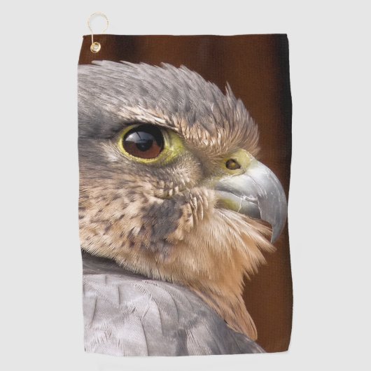 SERVIETTE DE GOLF MERLIN FALCON OISEAU DE PREY (Devant)