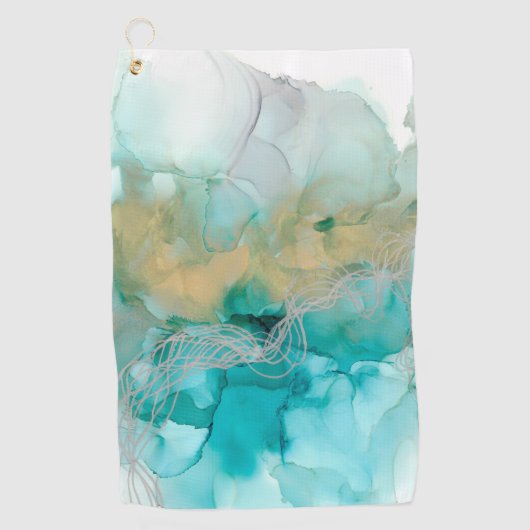 Serviette De Golf Métalliques tissées (Devant)