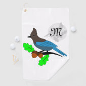 Serviette De Golf Metteur Blue Jay Monogram (En situation)
