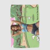 Serviette De Golf Mettez-le dans le trou (Devant)