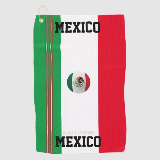 Serviette De Golf Mexique (Devant)