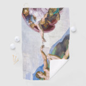 Serviette De Golf Michelangelo - Création d'Adam Isolé (En situation)
