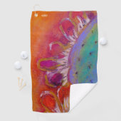 Serviette de golf "Midnight Prickly Pear" (En situation)