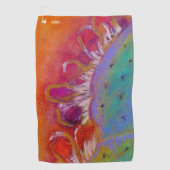 Serviette de golf "Midnight Prickly Pear" (Devant)