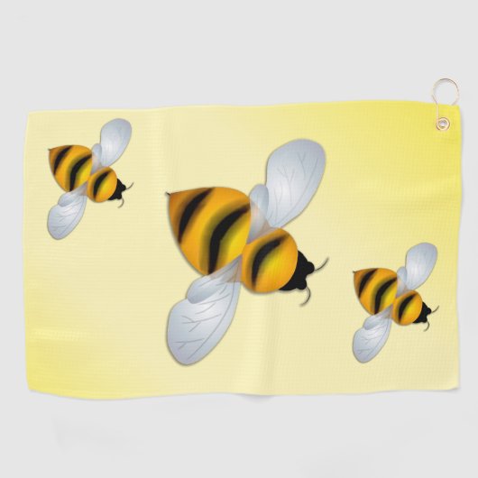 Serviette De Golf Miel Bee (Horizontal)