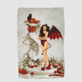 Serviette De Golf Mieux vaut connaître le diable (Devant)