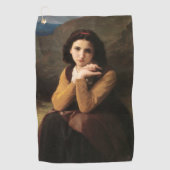 Serviette De Golf Mignon Innocence d'une adolescente, Bouguereau (Devant)