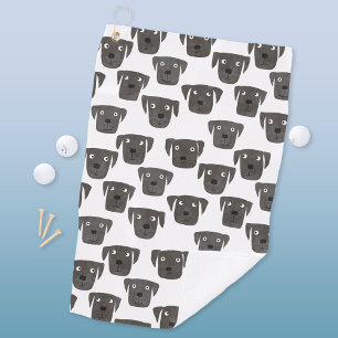 Serviette De Golf Mignonne Black Labrador Retriever Chien