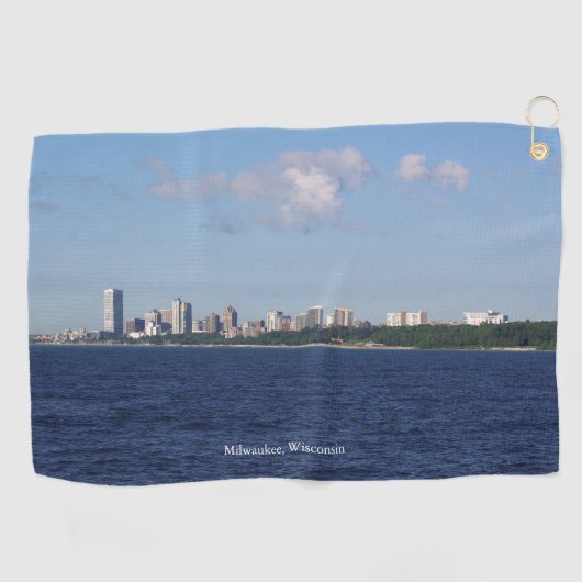 Serviette de golf Milwaukee Skyline (Horizontal)