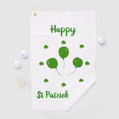 Serviette De Golf Mini Mignonne Bonne St Patrick Joyeuse Journée (En situation)
