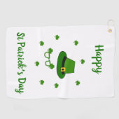 Serviette De Golf Mini Mignonne Bonne St Patrick Joyeuse Journée (Horizontal)