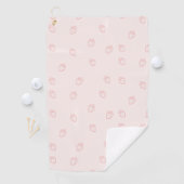 Serviette De Golf Minimalisme de la Fraise (En situation)