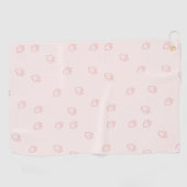 Serviette De Golf Minimalisme de la Fraise (Horizontal)