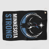 Serviette De Golf Minnesota Rebel Bird New State Flag (Horizontal)