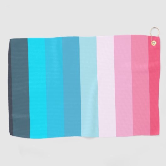 Serviette De Golf Mode arc-en-ciel (Horizontal)