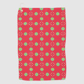 Serviette De Golf Modèle de charme des fêtes de Noël 03 - (Devant)