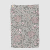 Serviette De Golf Modèle de fleur de jasmin de William Morris (Devant)