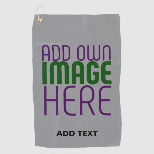 SERVIETTE DE GOLF MODÈLE DE TEXTE D'IMAGE ASH SIMPLE MODERNE (Devant)