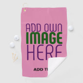 SERVIETTE DE GOLF MODÈLE DE TEXTE D'IMAGE CHAUD MODERNE ÉDITABLE (En situation)