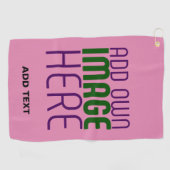 SERVIETTE DE GOLF MODÈLE DE TEXTE D'IMAGE CHAUD MODERNE ÉDITABLE (Horizontal)