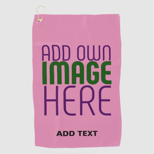 SERVIETTE DE GOLF MODÈLE DE TEXTE D'IMAGE CHAUD MODERNE ÉDITABLE (Devant)