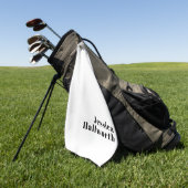 Serviette De Golf Modèle d'entreprise ou de nom minimaliste moderne (Vert)