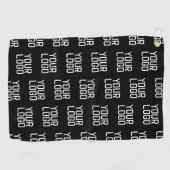 Serviette De Golf Modèle éditable de motif répétitif Ajoutez votre l (Horizontal)