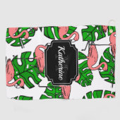 Serviette De Golf Modèle Flamingo mou (Horizontal)