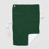Serviette De Golf Moderne Design Golfer Monogramme & Nom Personnalis (En situation)