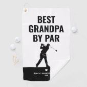 Serviette De Golf Moderne Meilleur Grand-Père Par Fête des pères (En situation)