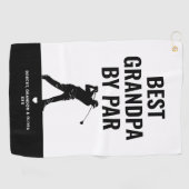 Serviette De Golf Moderne Meilleur Grand-Père Par Fête des pères (Horizontal)