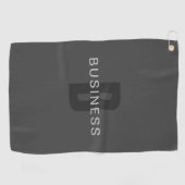 Serviette De Golf Moderne modèle de conception de monogramme éditabl (Horizontal)