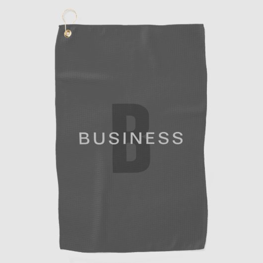 Serviette De Golf Moderne modèle de conception de monogramme éditabl (Devant)