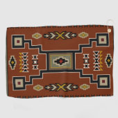 Serviette de golf moderne Navajo (Horizontal)
