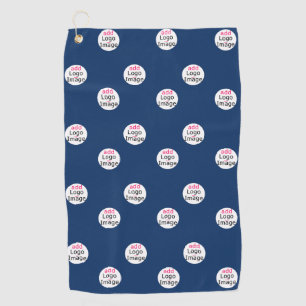 Serviette De Golf Moderne Professionnel Personnalisé Marine Bleu