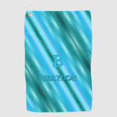 Serviette De Golf Modifier le nom initial Ajouter le nom Soft Blue A (Devant)