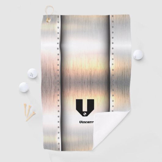 Serviette De Golf Modifier le nom initial, ajouter (supprimer), band (En situation)