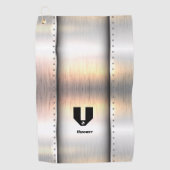 Serviette De Golf Modifier le nom initial, ajouter (supprimer), band (Devant)