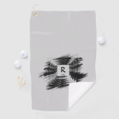 Serviette De Golf Modifier le nom initial, ajouter (supprimer), bros (En situation)