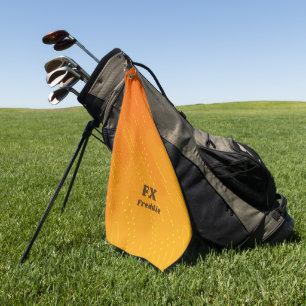Serviette De Golf Modifier le nom initial, ajouter (supprimer), oran