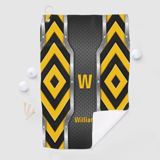 Serviette De Golf Modifier le nom initial, Ajouter (supprimer), Sécu (En situation)