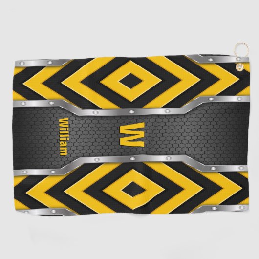 Serviette De Golf Modifier le nom initial, Ajouter (supprimer), Sécu (Horizontal)