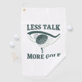Serviette De Golf Moins de Paroles Plus de Golf (En situation)