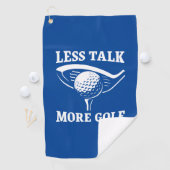 Serviette De Golf Moins Parlez Plus Golf (En situation)