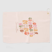 Serviette De Golf Moms Club surstimulé - Relatable et réel (Horizontal)