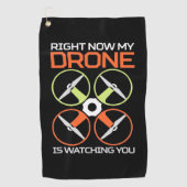 Serviette De Golf Mon Drone (Devant)