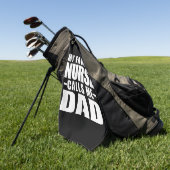 Serviette De Golf Mon infirmière préférée m'appelle papa (Vert)