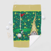 Serviette De Golf Mon Lucky Gnome (En situation)